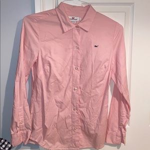 Vineyard vines pink button down